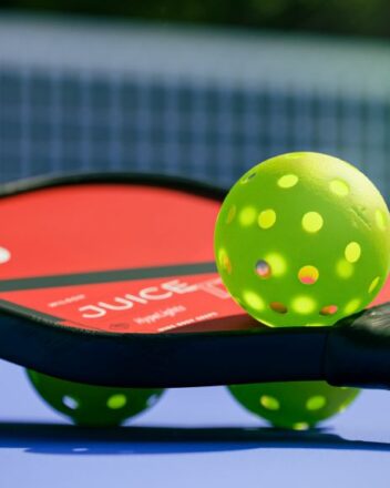 Playing pickleball is a low impact and high fun sport for all ages.