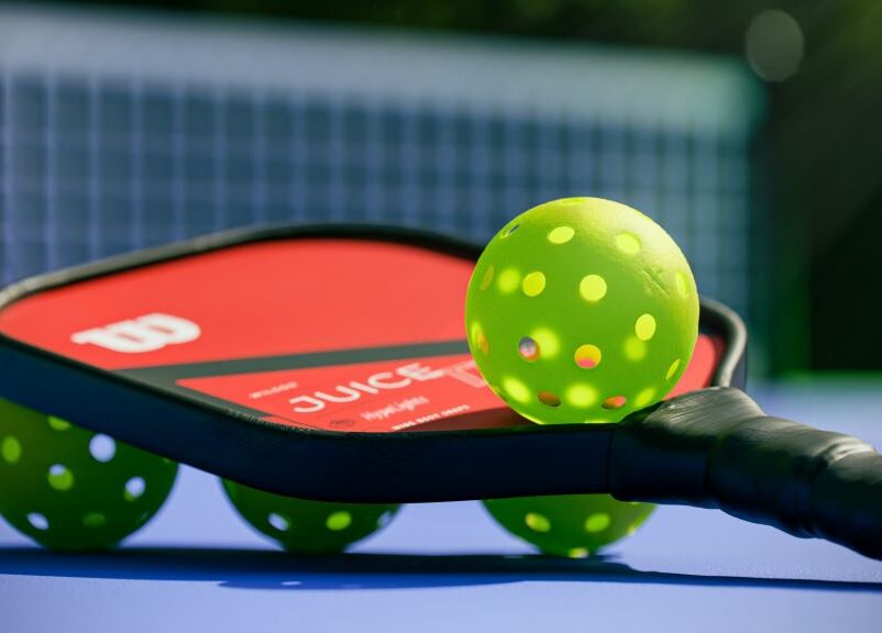 Playing pickleball is a low impact and high fun sport for all ages.