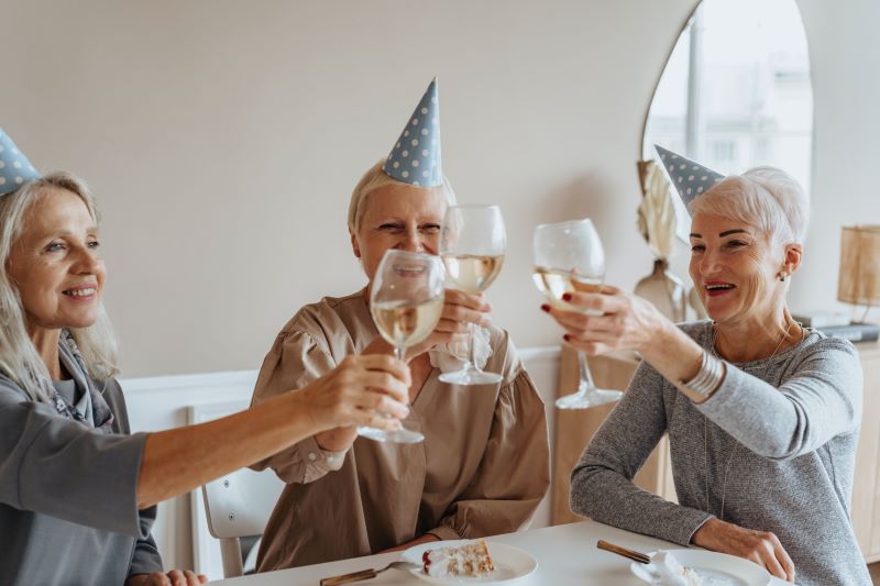 Social connections have addded happiness and joy to older individuals and assisted with the goal of loving life.