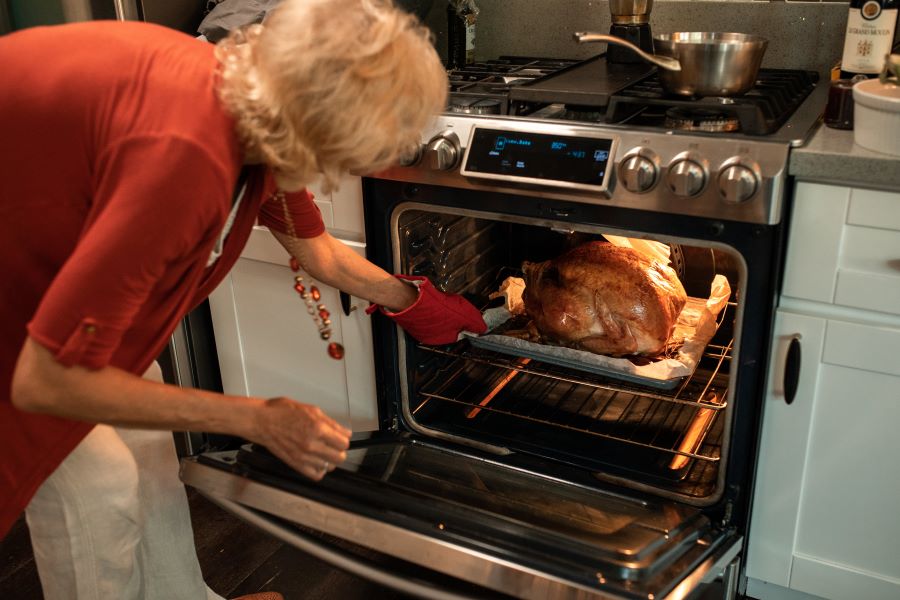 Often, a senior citizen may not feel the same joy of cooking and decorating that the activities once brought due to the loss of a loved one.